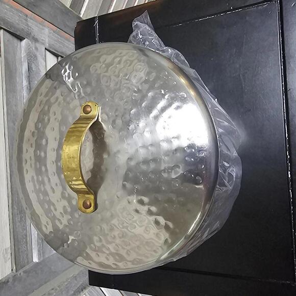 Martha Stewart Collection Hammered Stainless Steel Canisters, Set of 2 - Picture 6 of 12